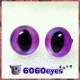 1 Pair Purple Sunset Hand Painted Safety Eyes Plastic eyes
